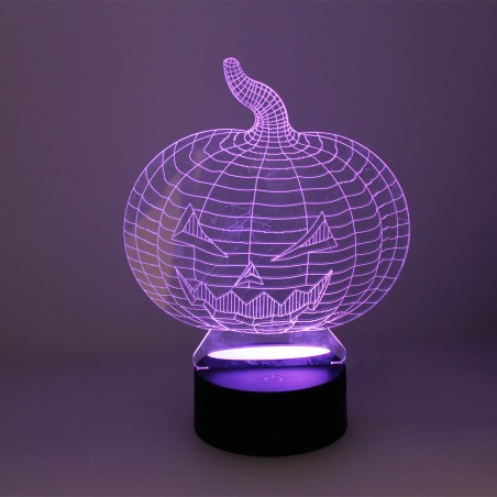 Lámpara de mesa 3D LED Calabaza (2.5W)