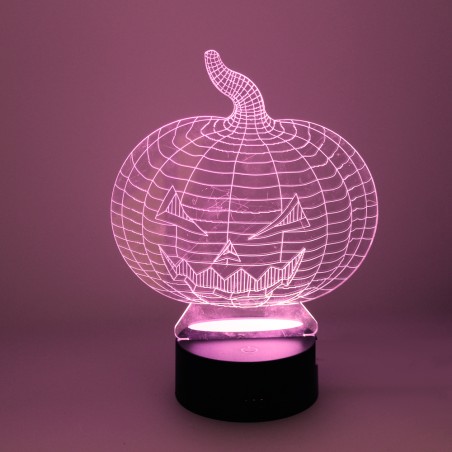 Lámpara de mesa 3D LED Calabaza (2.5W)