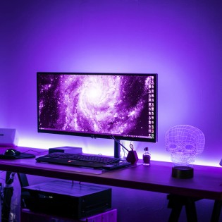 Lámpara de mesa 3D LED...