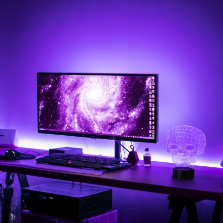 Lámpara de mesa 3D LED Calavera (2.5W)