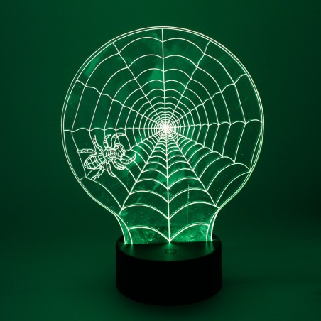 Lámpara de mesa 3D LED Telaraña (2.5W)