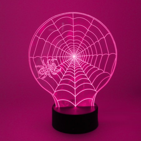 Lámpara de mesa 3D LED Telaraña (2.5W)