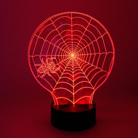 Lámpara de mesa 3D LED Telaraña (2.5W)