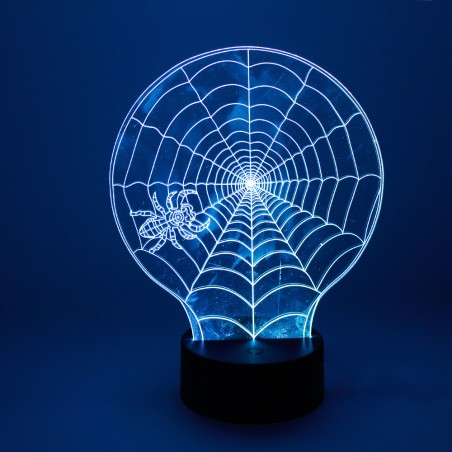Lámpara de mesa 3D LED Telaraña (2.5W)