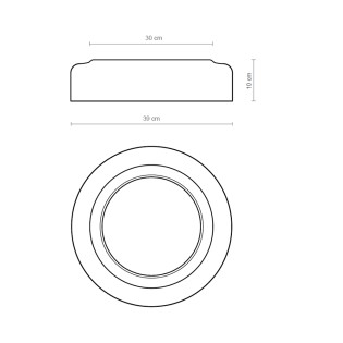 Aplique de pared LED Megan (22W)