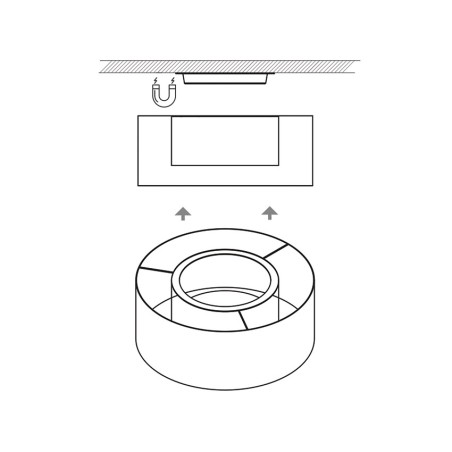 Plafón de techo Indiana (3 luces)