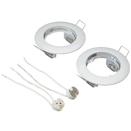 Pack 2 BASIC fijo blanco - Wonderlamp