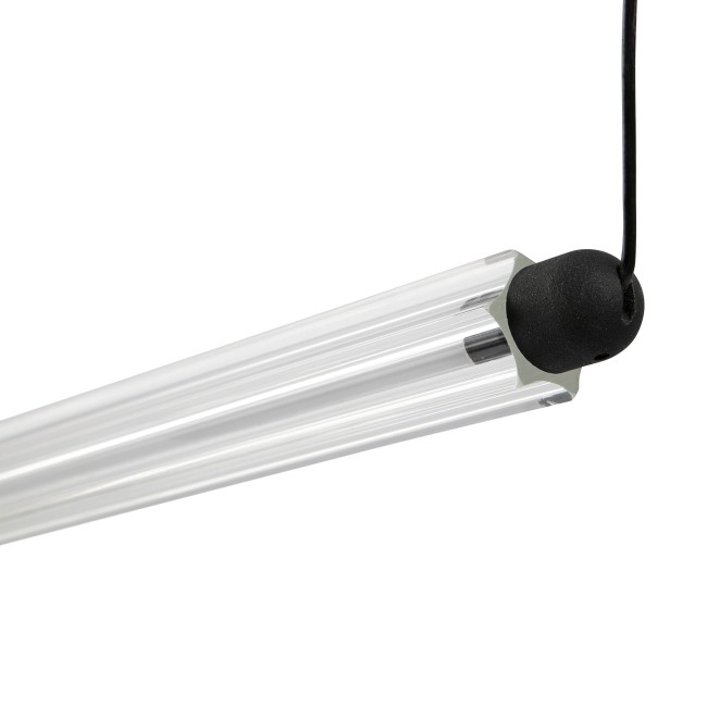 Lampara colgante LUMINA 1200 1L horizontal negro