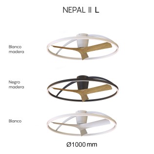 Ventilador de techo LED Nepal II CCT Dim (44W)