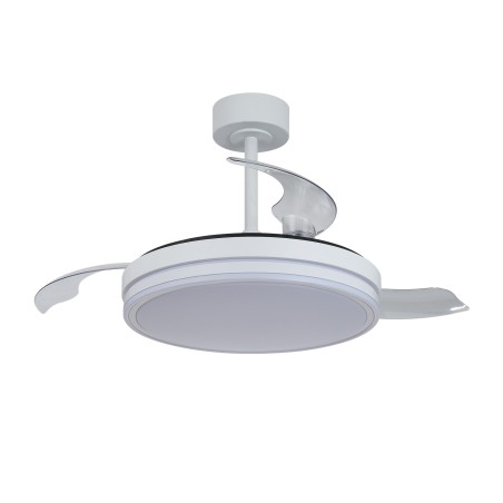 Ventilador LED aspas desplegables Luna S CCT Dim (30W)
