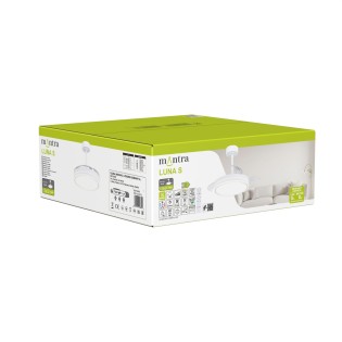 Ventilador LED aspas desplegables Luna S CCT Dim (30W)