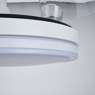 Ventilador LED aspas desplegables Luna M CCT Dim (36W)