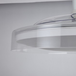 Ventilador LED aspas desplegables Glass Fan CCT Dim (40W)