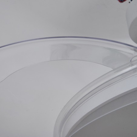 Ventilador LED aspas desplegables Glass Fan CCT Dim (40W)