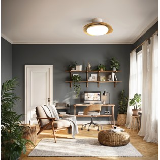 Ventilador LED con aspas desplegables Aloha II CCT Dim (40W)