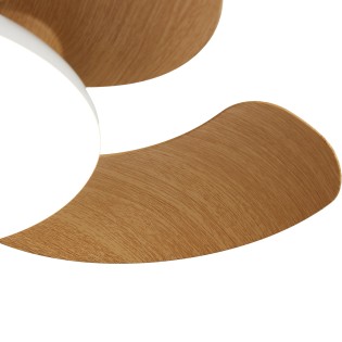 Ventilador LED con aspas desplegables Aloha II CCT Dim (40W)