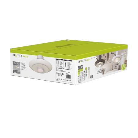 Ventilador LED aspas desplegables Kyoto CCT Dim (20W)