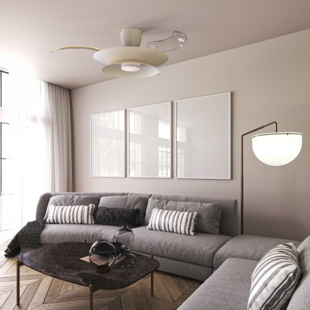 Ventilador LED aspas desplegables Patagonia CCT Dim (20W)