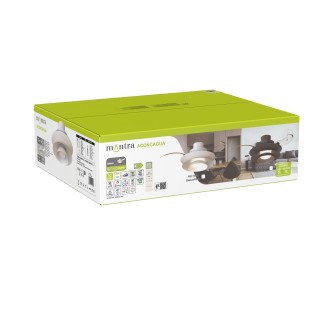 Ventilador LED aspas desplegables Aconcagua CCT Dim (20W)