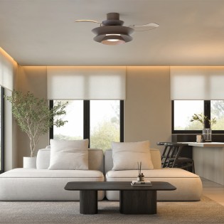 Ventilador LED aspas...