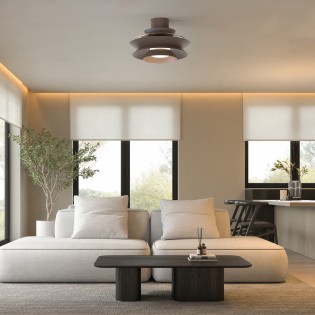 Ventilador LED aspas desplegables Aconcagua CCT Dim (20W)