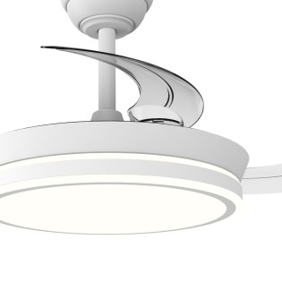 Ventilador LED aspas retráctiles Night Evo Mini CCT Dim (39W)