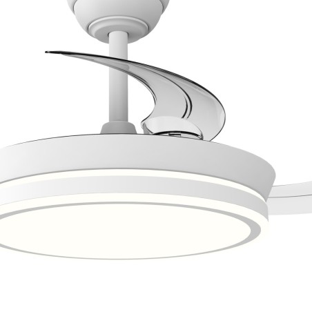 Ventilador LED aspas retráctiles Night Evo Mini CCT Dim (39W)