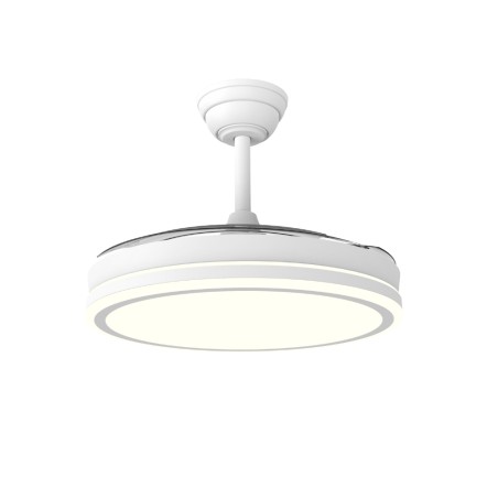 Ventilador LED aspas retráctiles Night Evo M Blanco CCT Dim (60W)