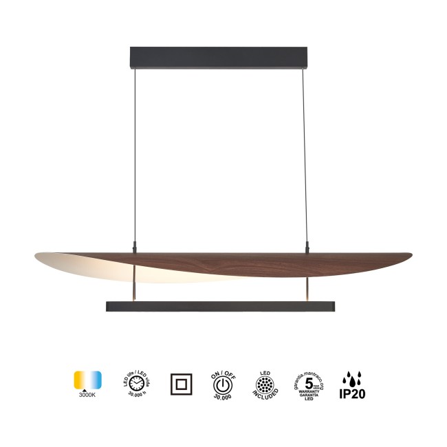 Lámpara colgante LED Abisal (40W)