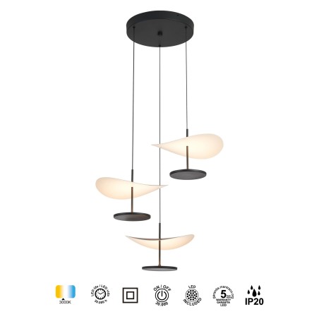 Lámpara colgante LED Abisal (32W)