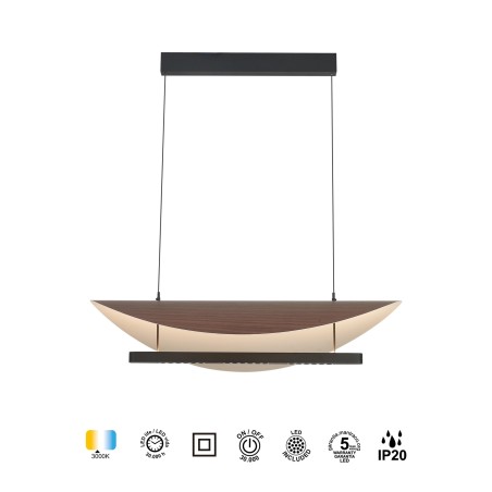 Lámpara colgante LED Abisal II (40W)