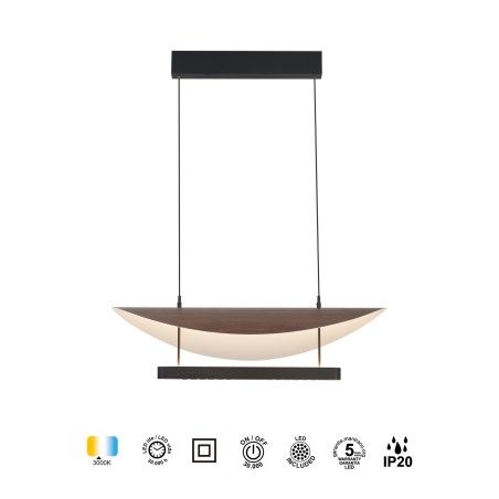 Lámpara colgante LED Abisal (28W)