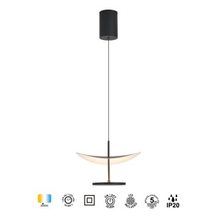 Lámpara colgante LED Abisal (12W)