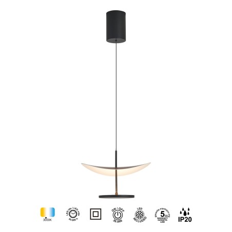 Lámpara colgante LED Abisal (12W)