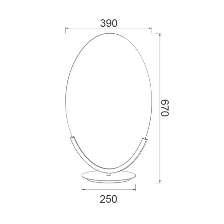Lámpara de sobremesa LED Oasis (15W)