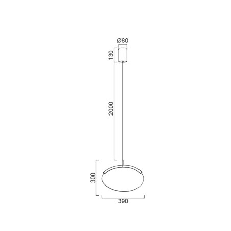 Lámpara de techo LED Oasis