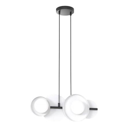 Lámpara colgante Aurevo blanco (4 luces)