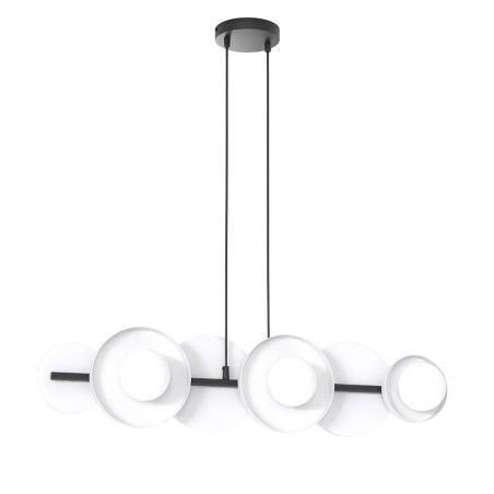 Lámpara colgante Aurevo blanco (6 luces)