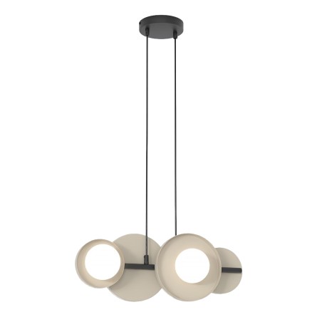 Lámpara colgante Aurevo moka (4 luces)
