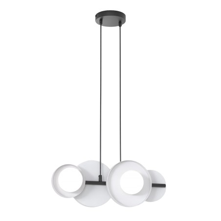 Lámpara colgante Aurevo gris (4 luces)