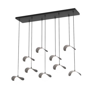 Lámpara colgante Serelia negro (9 luces)