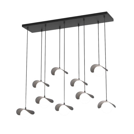 Lámpara colgante Serelia negro (9 luces)