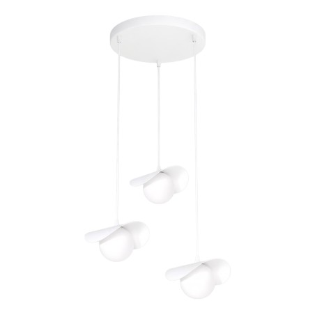 Lámpara colgante Serelia blanco (3 luces)