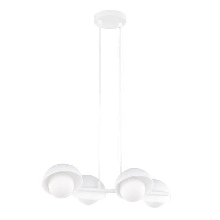 Lámpara colgante Nordessa blanco (4 luces)