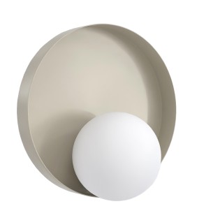 Aplique de pared Halvia moka