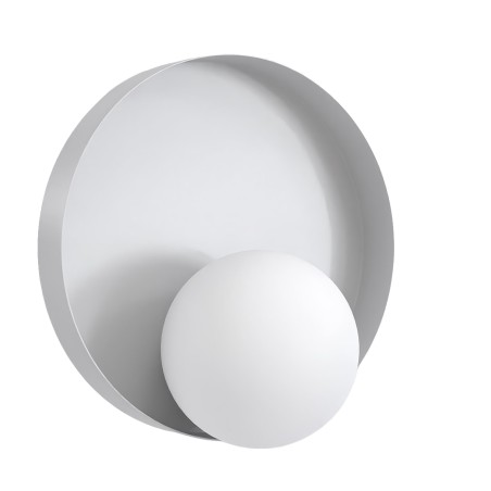 Aplique de pared Halvia gris