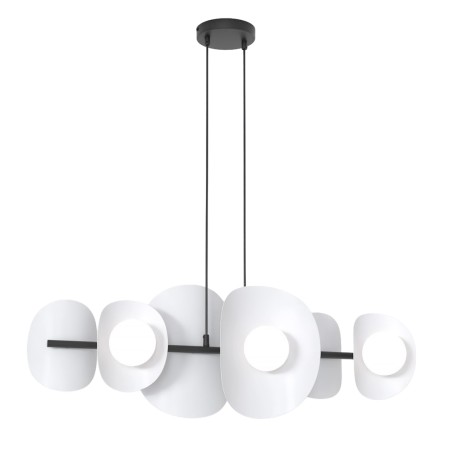 Lámpara colgante Lithora gris (6 luces)