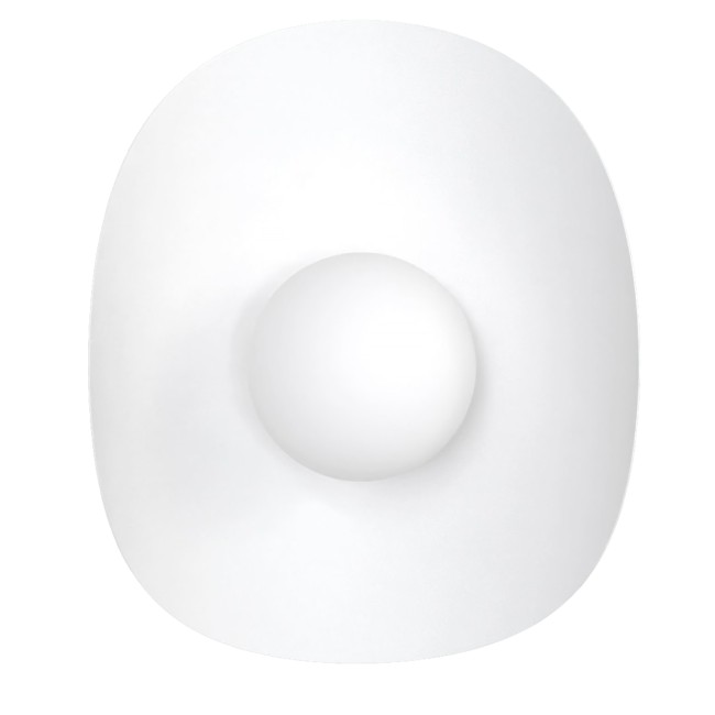 Aplique de pared Onivia XL blanco