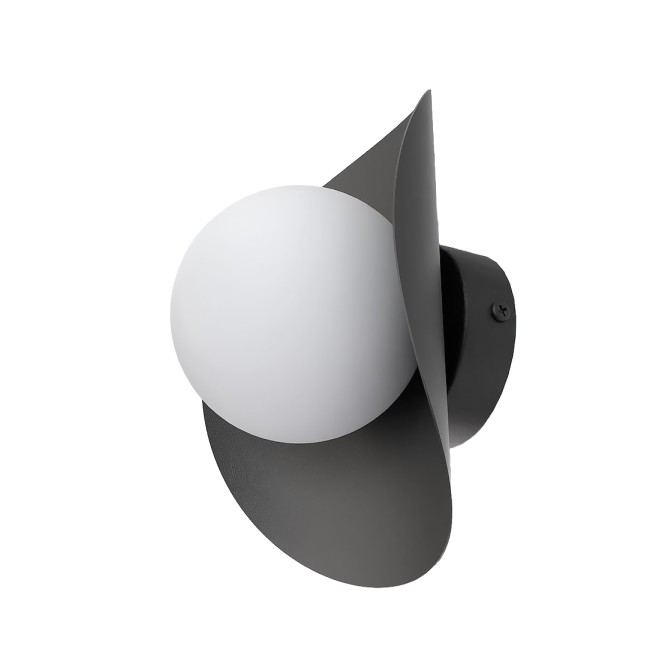 Aplique de pared Onivia M negro