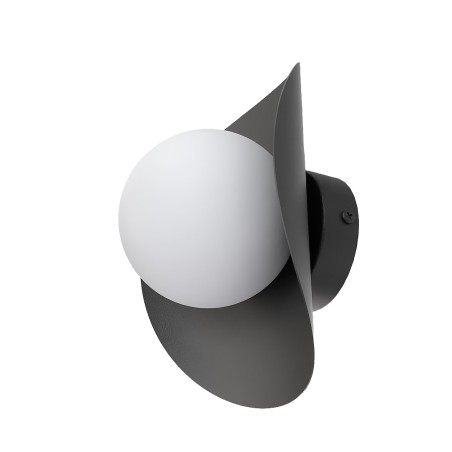 Aplique de pared Onivia M negro